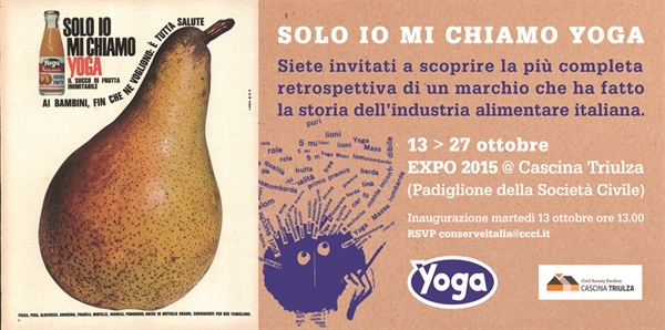 EXPO, A CASCINA TRIULZA DAL 13 OTTOBRE MOSTRA SUL MARCHIO DEI SUCCHI DI FRUTTA YOGA